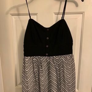 Three Pink Hearts Trixxi black/white short dress